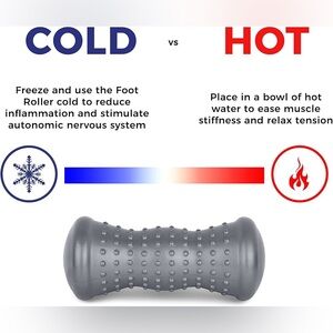 TKO Gray Foot Massage Roller